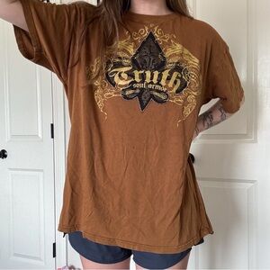 Brown Truth Soul Armor Graphic Tee